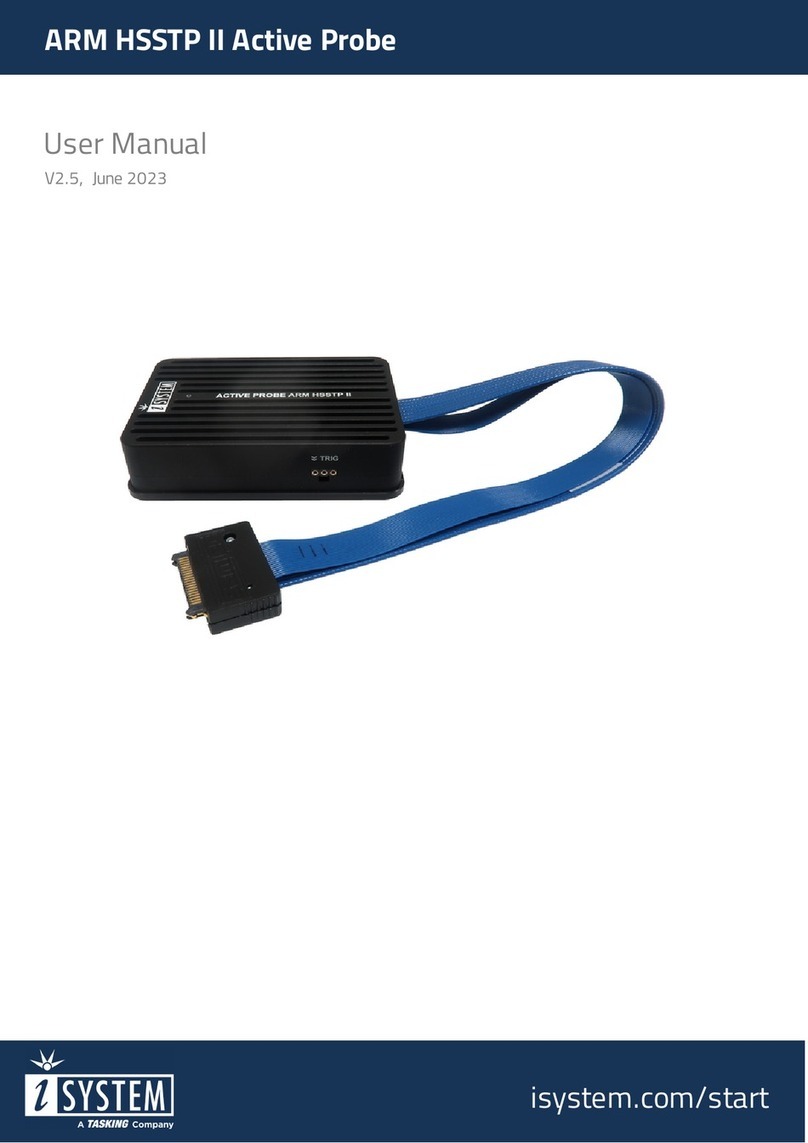 TASKING iSYSTEM ARM HSSTP II User manual TASKING iSYSTEM ARM HSSTP II User manual