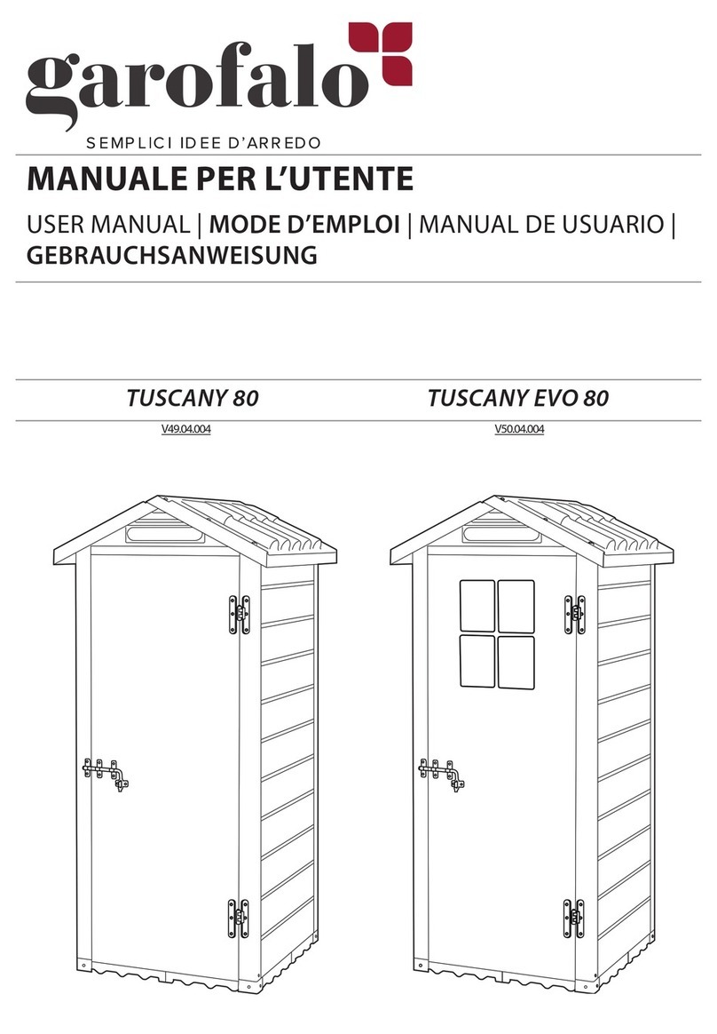 garofalo TUSCANY 80 user manual garofalo TUSCANY 80 user manual