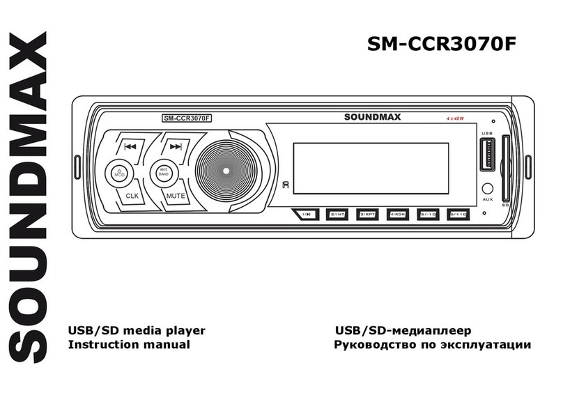 SoundMax SM-CCR3070F User manual