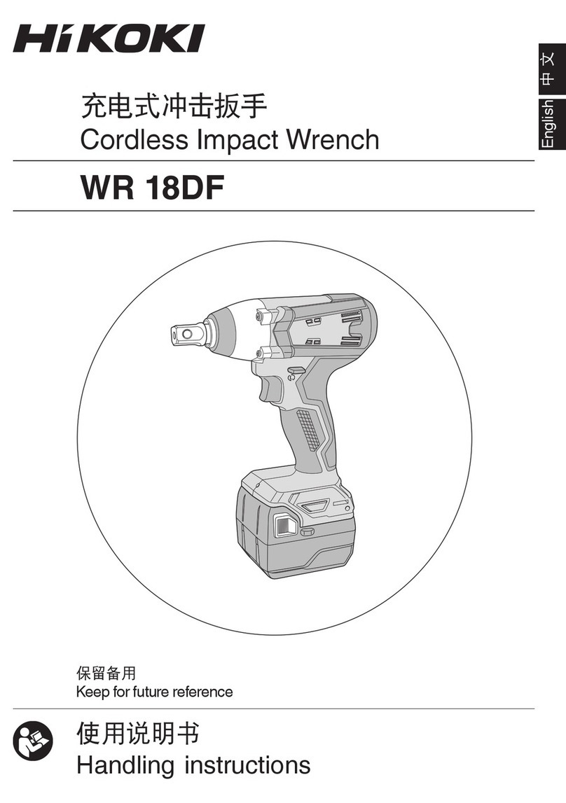 HIKOKI WR 18DF Handling instructions