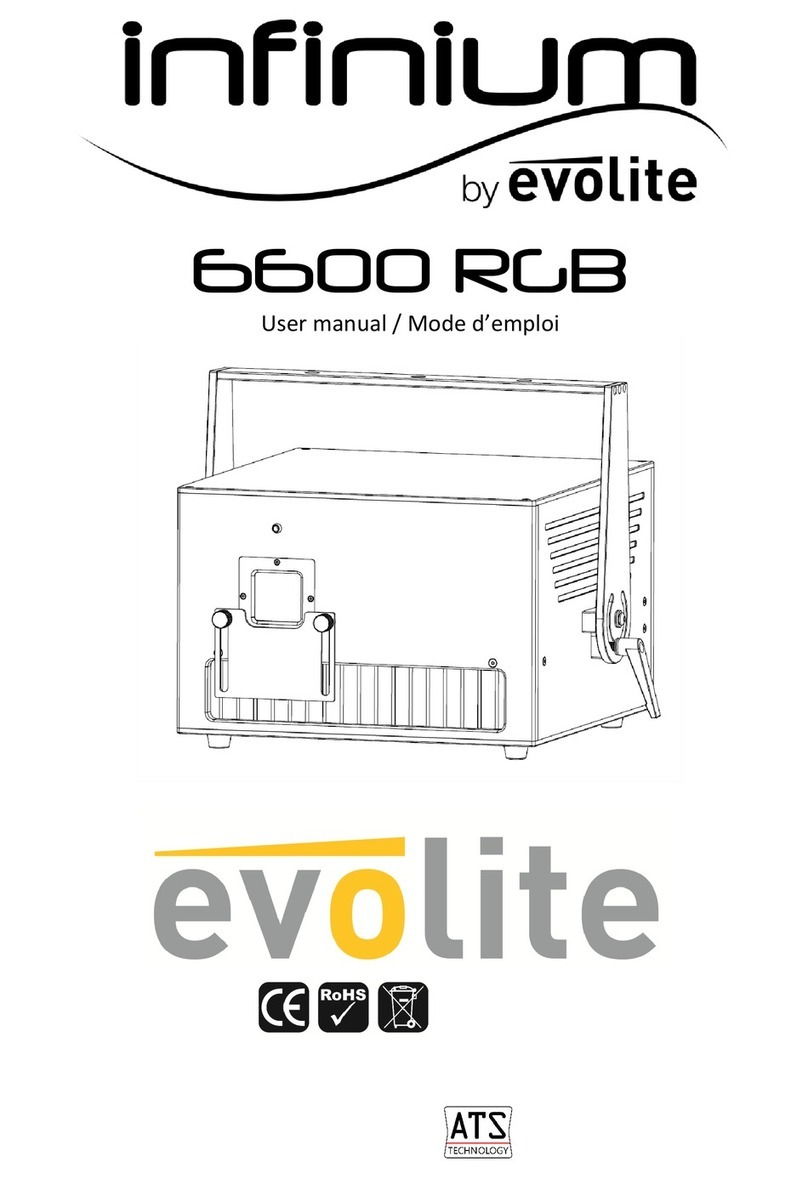 Evo-lite infinium 6600 RGB User manual