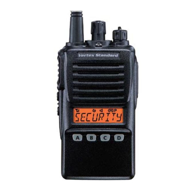 Vertex Standard VX-350 series User manual