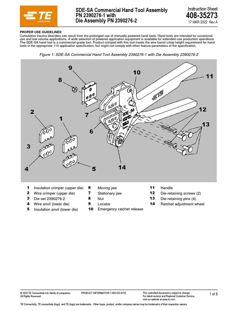 TE Connectivity 2390276-1 instruction sheet