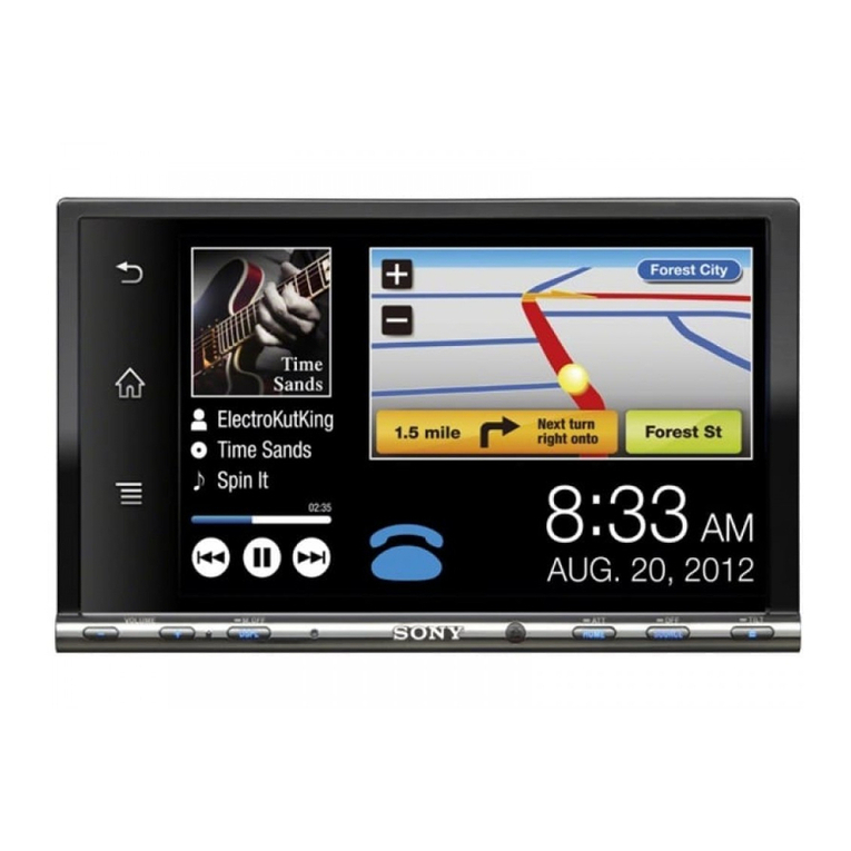 Sony XAV-701BT user manual
