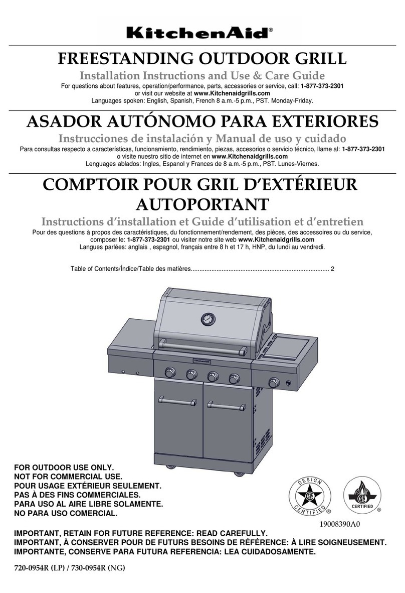 KitchenAid 720-0954R (LP) Product information sheet
