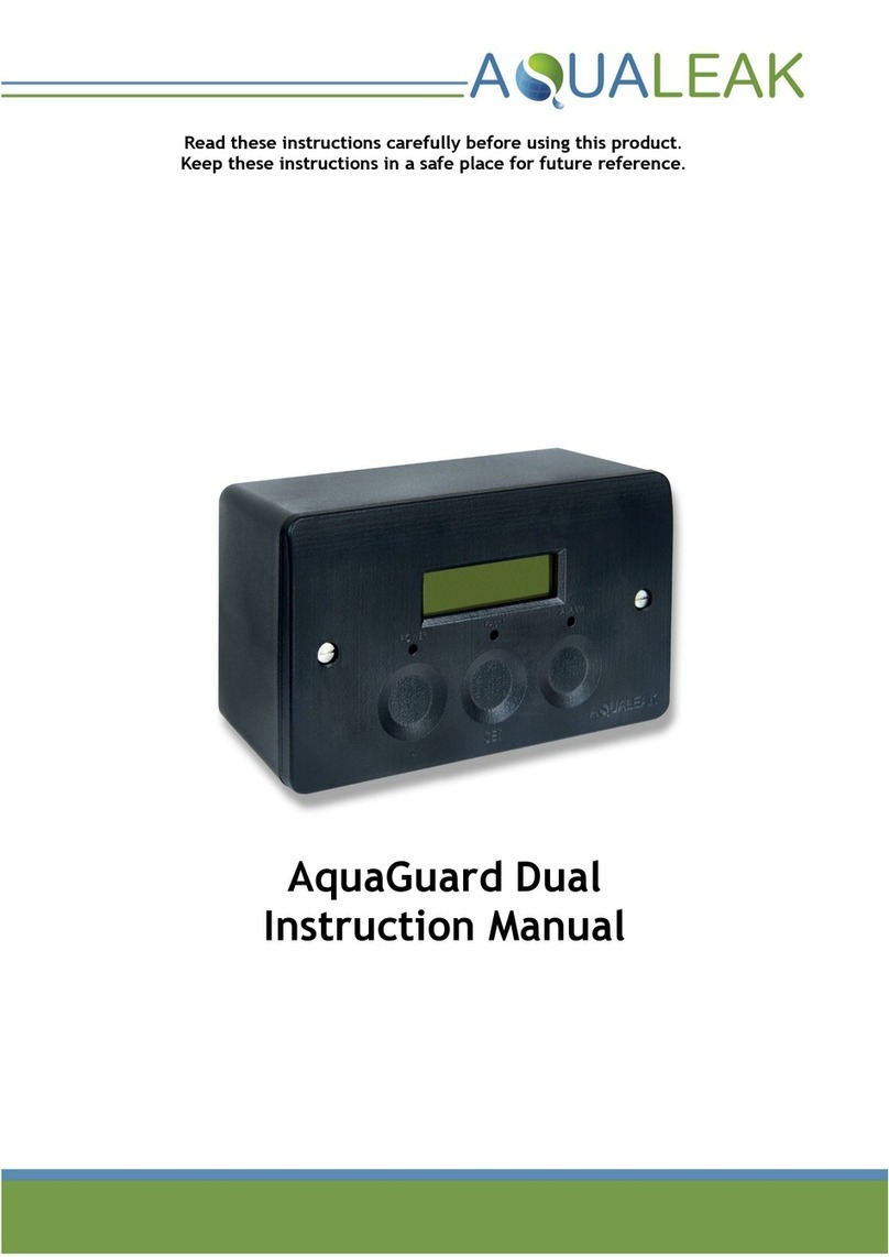 AQUALEAK AquaGuard Dual instruction manual