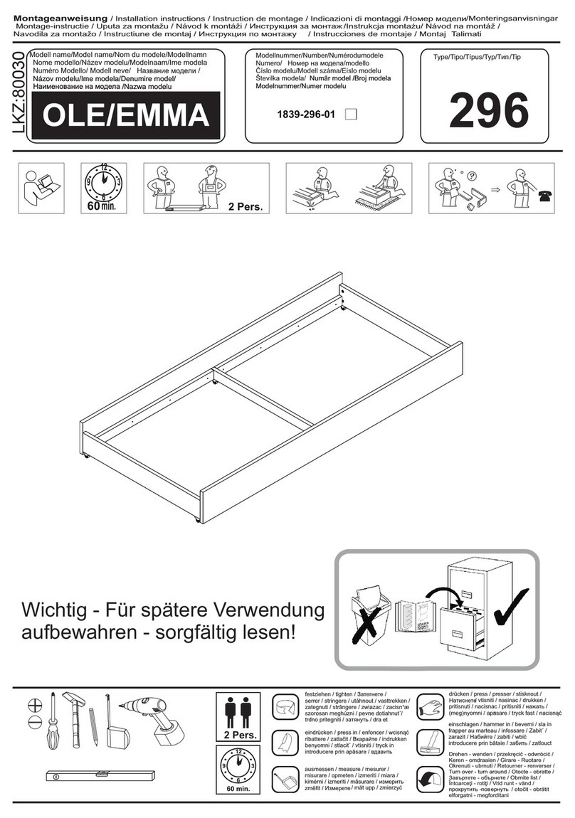 Trendteam OLE 1839-296-01 installation instructions
