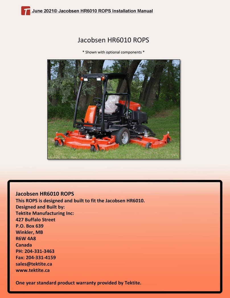 Jacobsen HR6010 ROPS installation manual