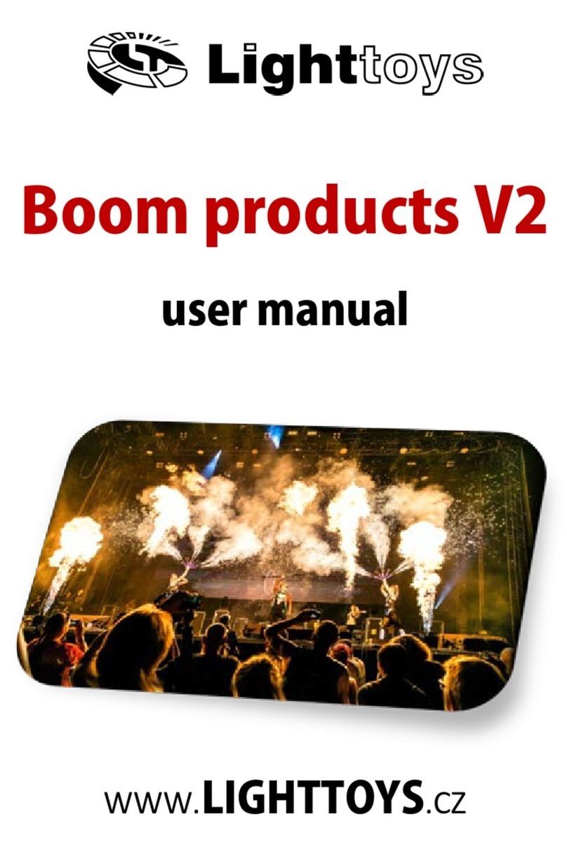 Lighttoys Boom products V2 User manual