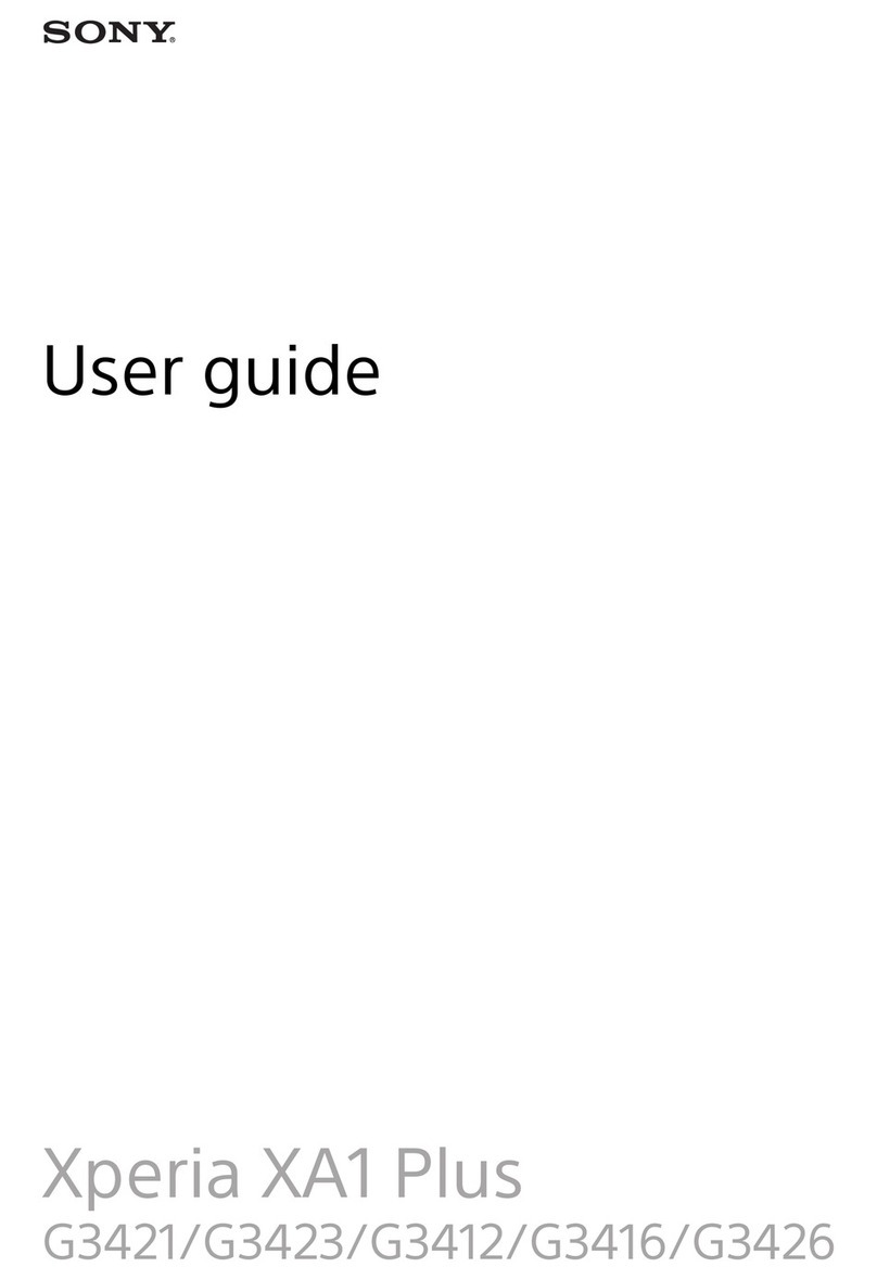 Sony Xperia XA1 Plus G3421 User manual