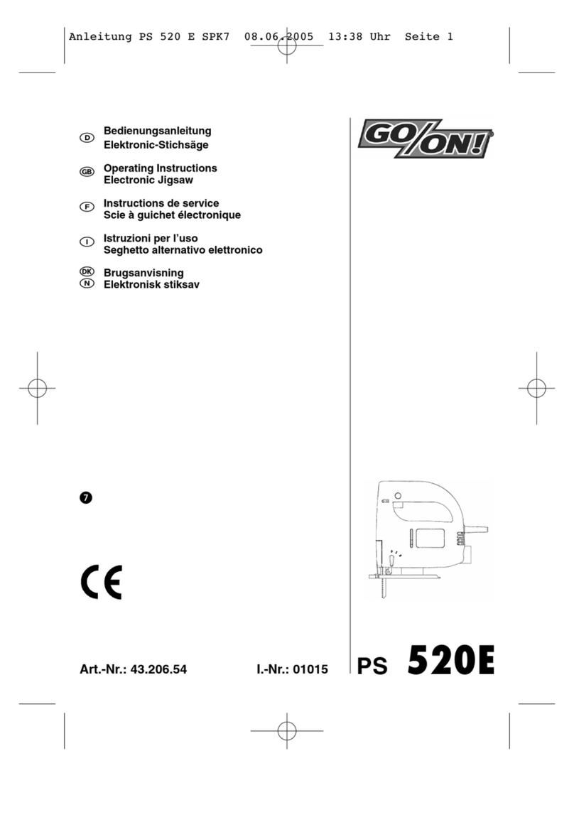 Go-On PS 520 E operating instructions
