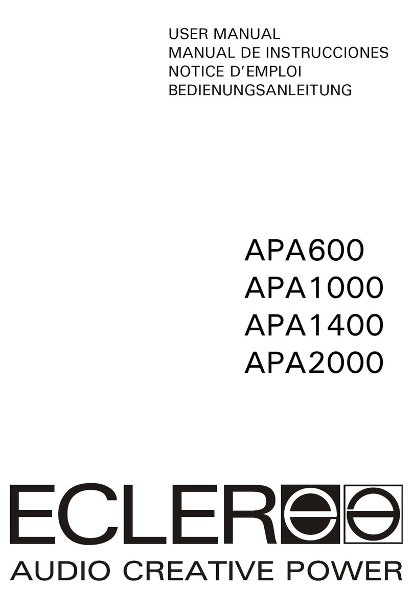 Ecler APA2000 user manual