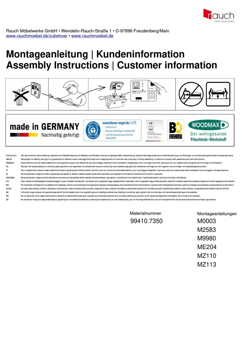 Rauch ME204 Assembly instructions