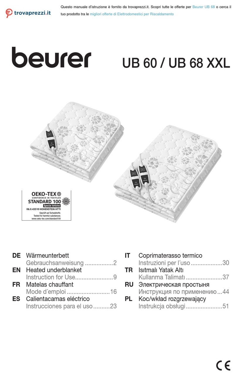 Beurer UB 68 XXL User manual