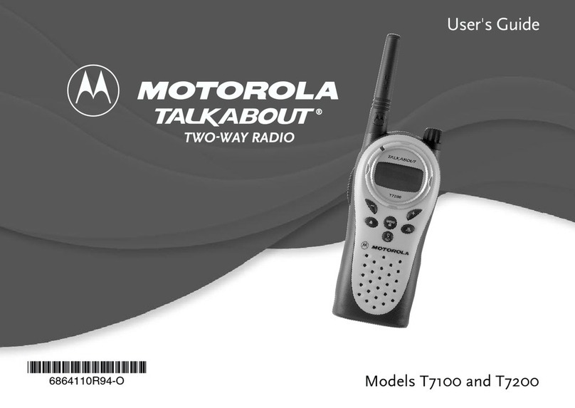 Motorola Talkabout T7100 User manual