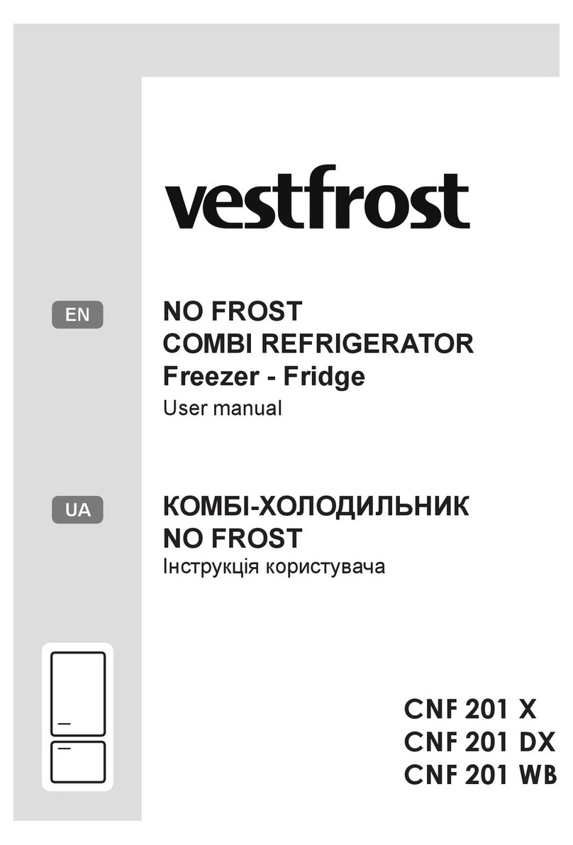 Vestfrost CNF 201 X user manual
