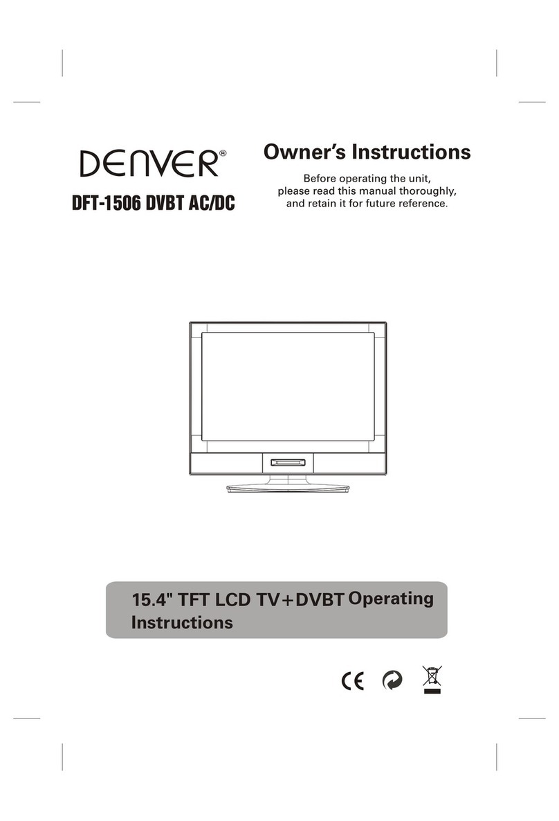 Denver DFT-1506 DVBT AC/DC Owner's instructions