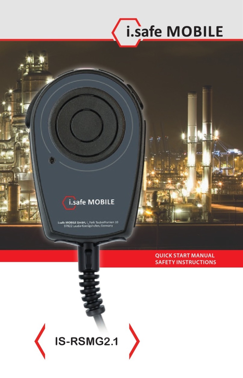ISAFE MOBILE IS-RSMG2.1 Instruction manual