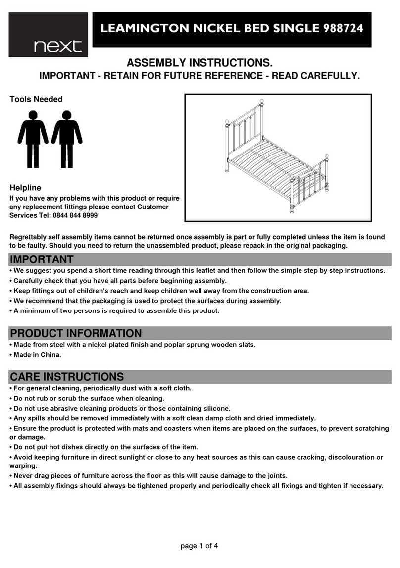 Next LEAMINGTON NICKEL 988724 Assembly instructions