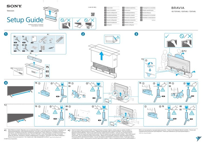 Sony BRAVIA KD43X75WL User manual