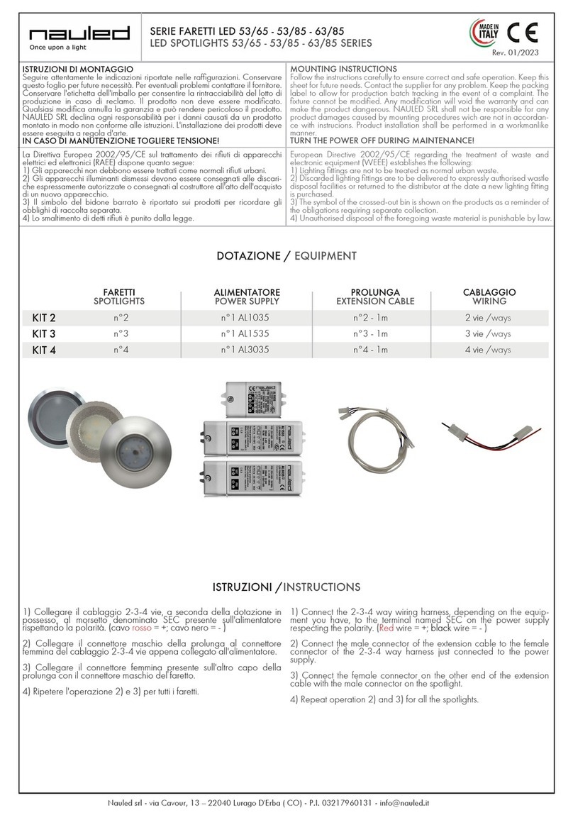 Nauled 53/65 Series quick start guide