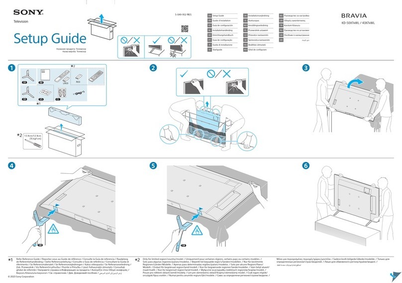 Sony BRAVIA KD50X75WL User manual