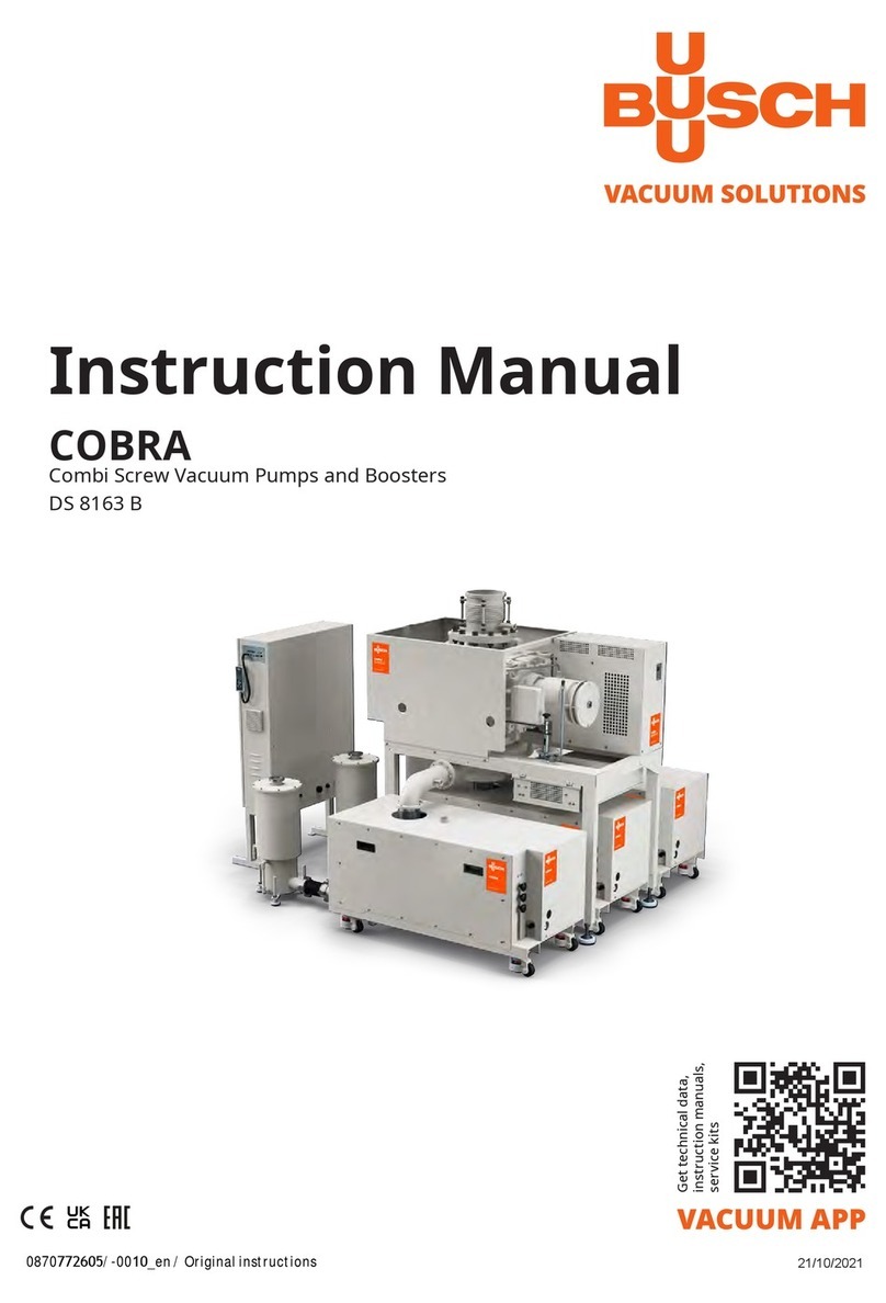 BUSCH COBRA DS 8163 B User manual