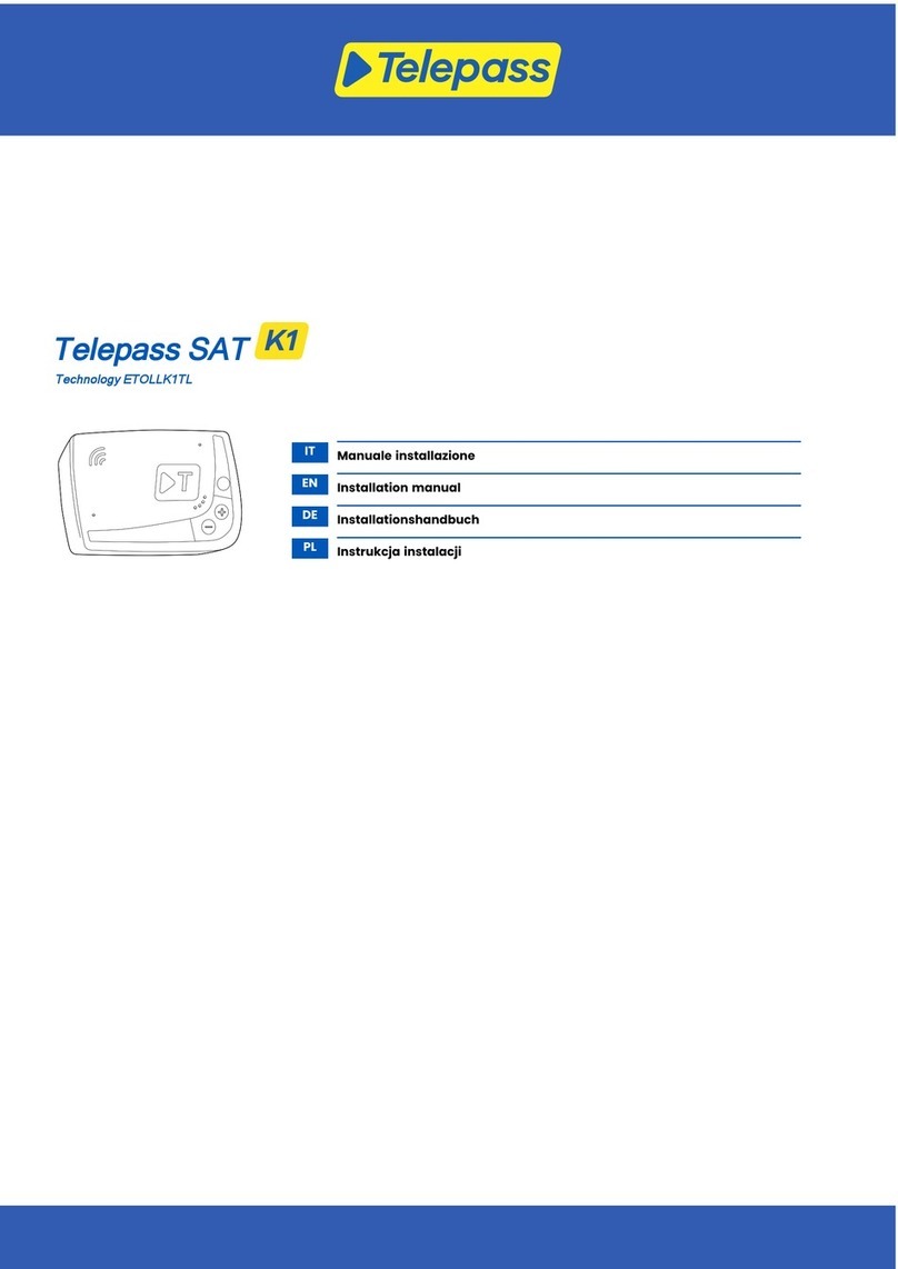 TELEPASS SAT K1 installation manual TELEPASS SAT K1 installation manual