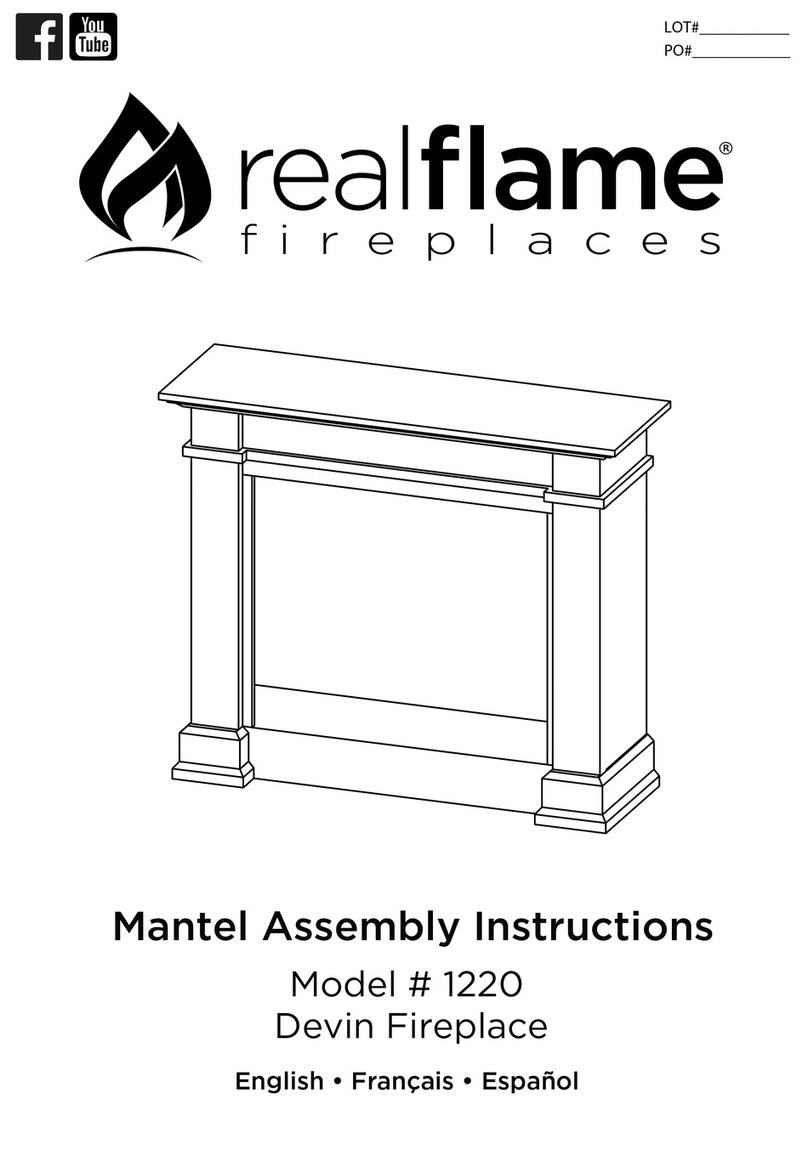 RealFlame Devin 1220 User manual RealFlame Devin 1220 User manual