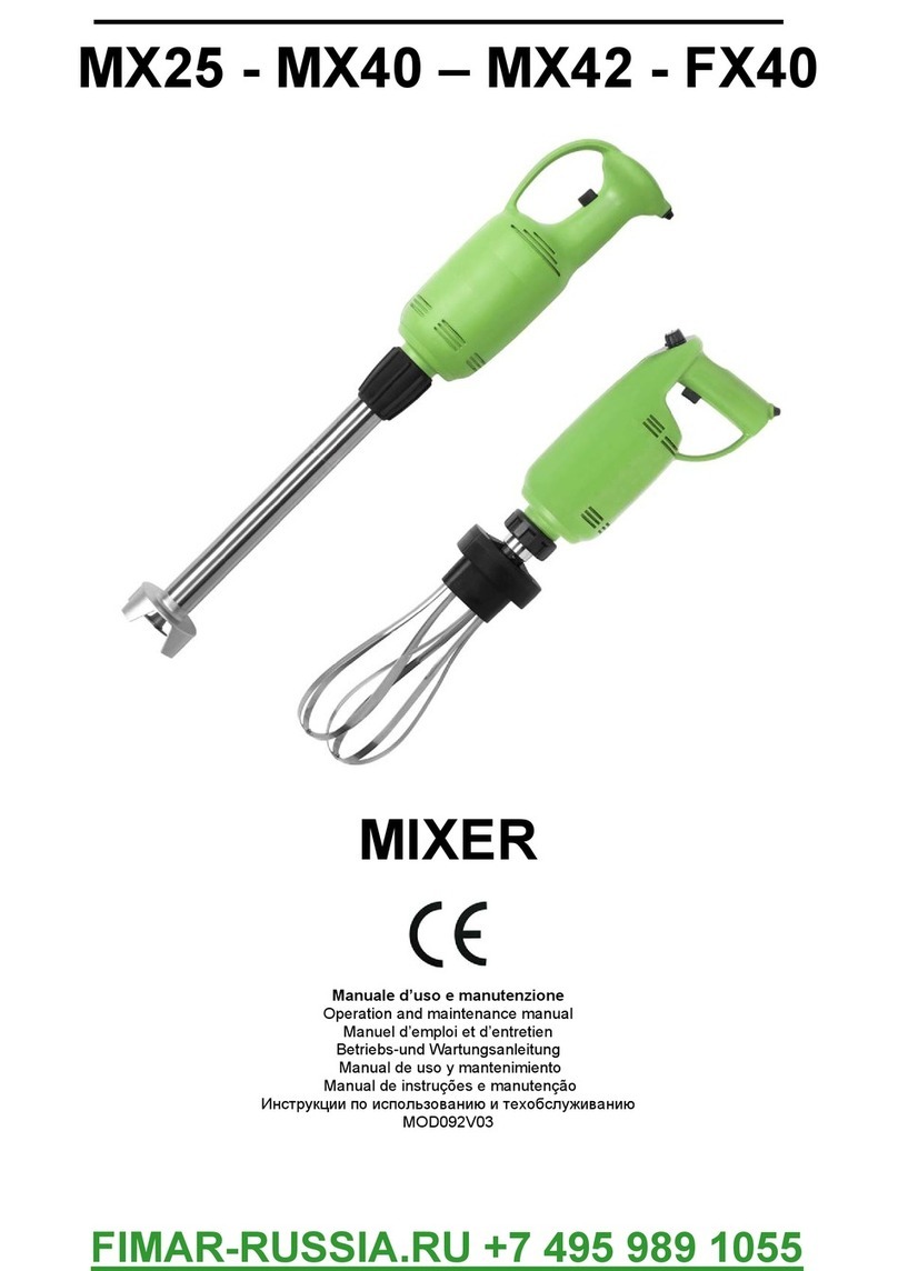 Fimar MX42 User manual