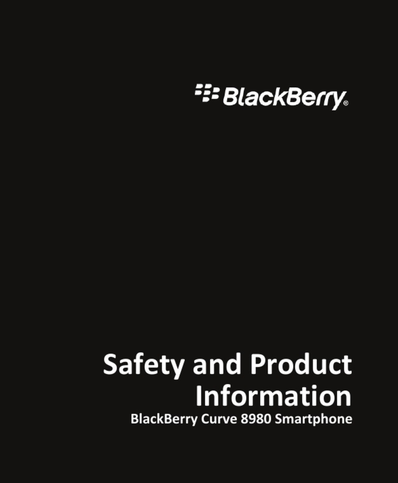 Blackbe;rry CURVE 8980 User manual