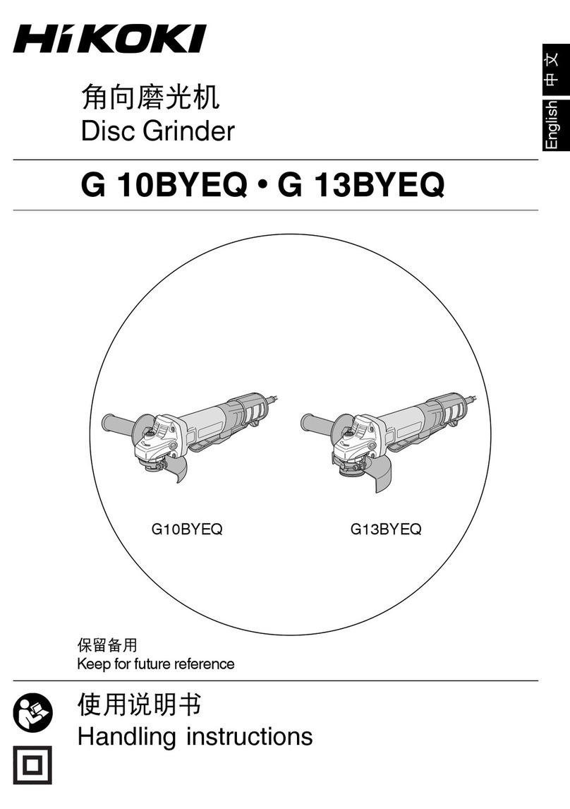 HIKOKI G 10BYEQ User manual