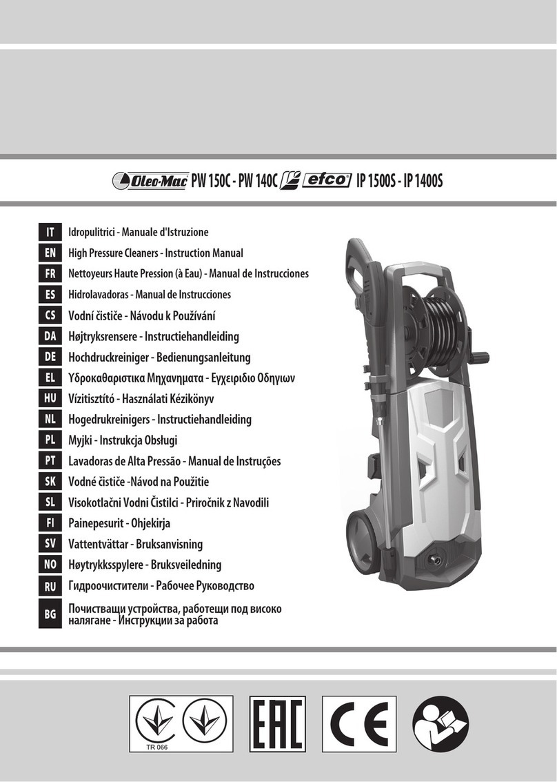 Comet Oleo-Mac PW 150C User manual
