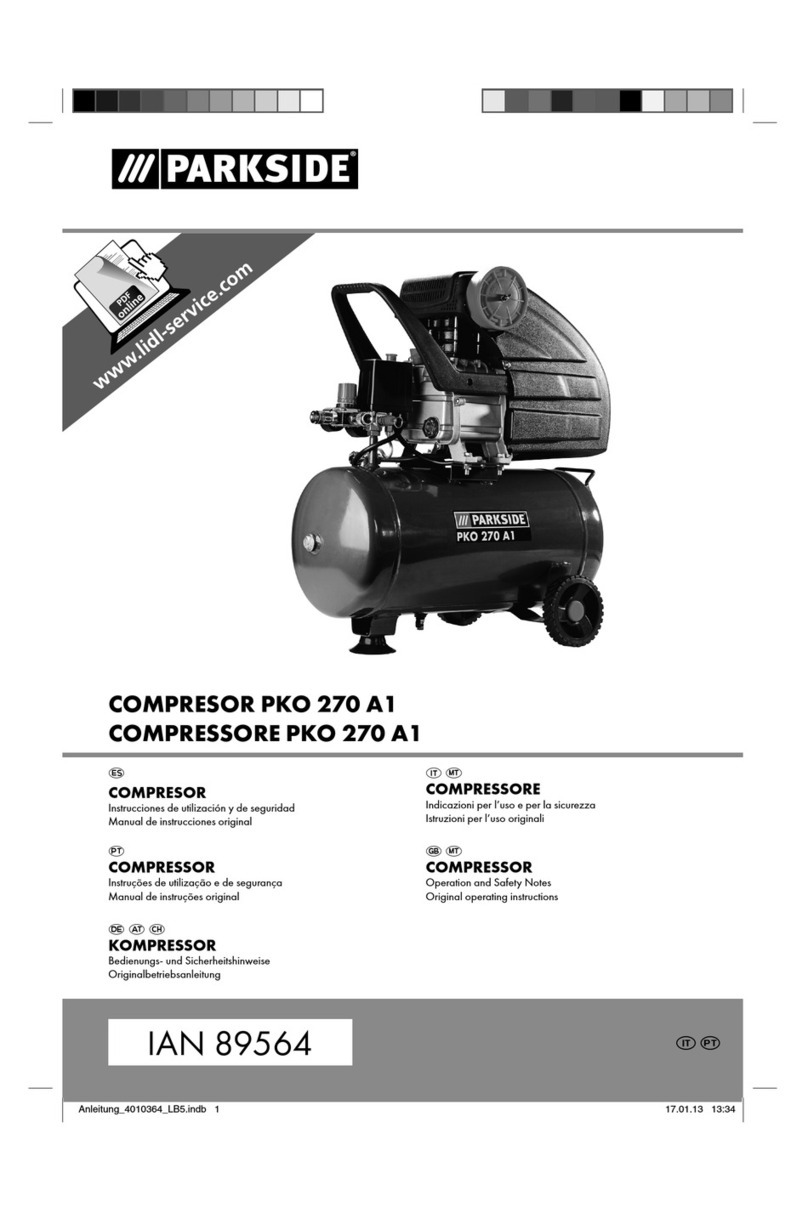 Parkside KO 270 A1 Operation and safety notes
