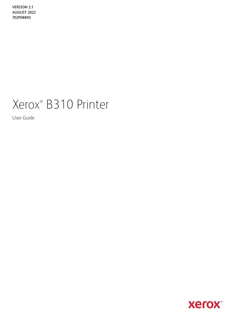 Xerox B310 User manual