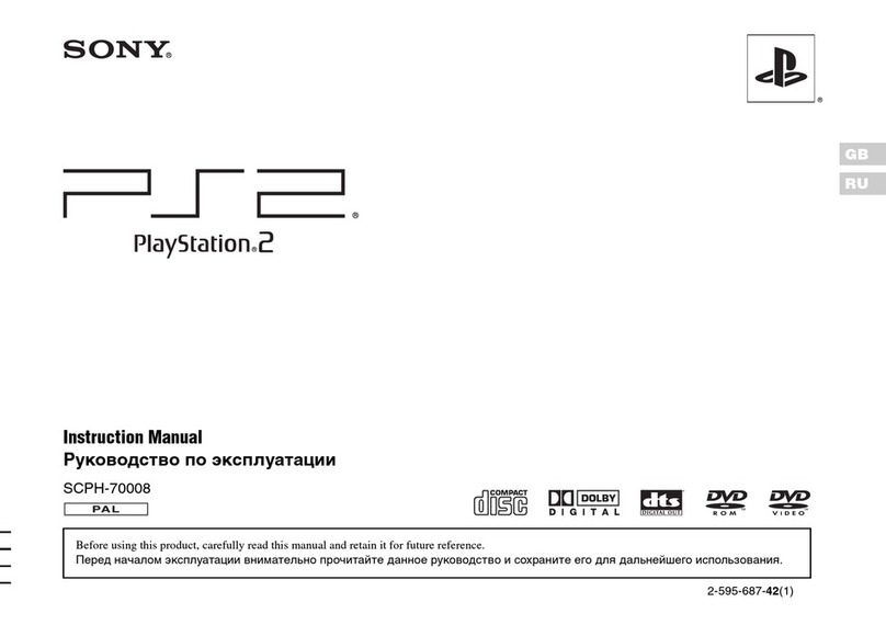 Sony SCPH-70008 instruction manual