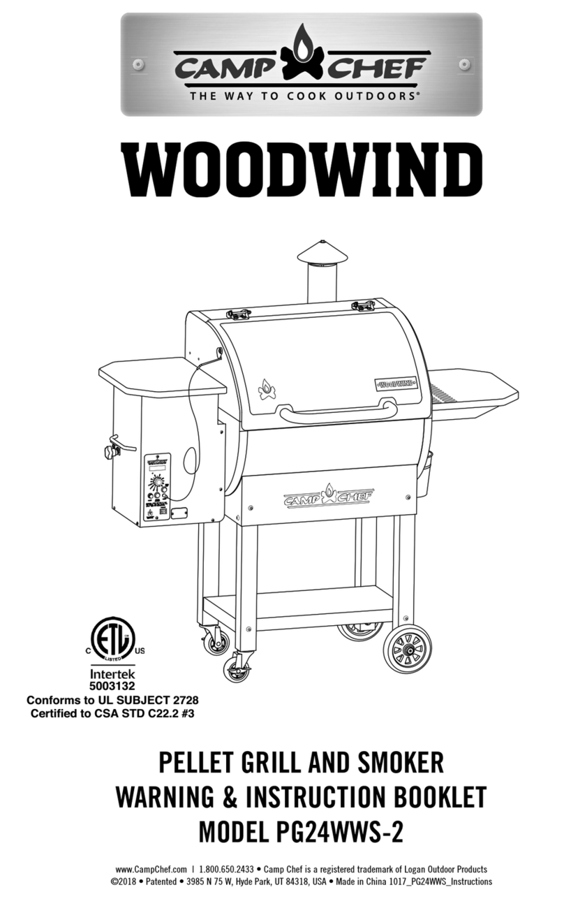 Camp Chef WOODWIND PG24WWS-2 User manual