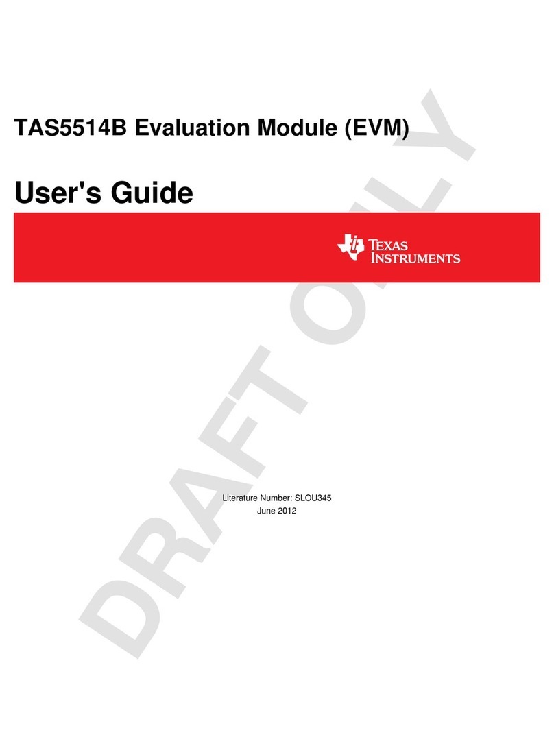 Texas Instruments TAS5514BQ1DKDEVM user guide