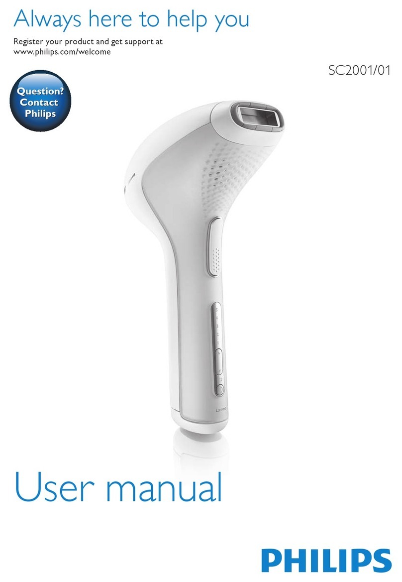 Philips Lumea SC2001/01 user manual