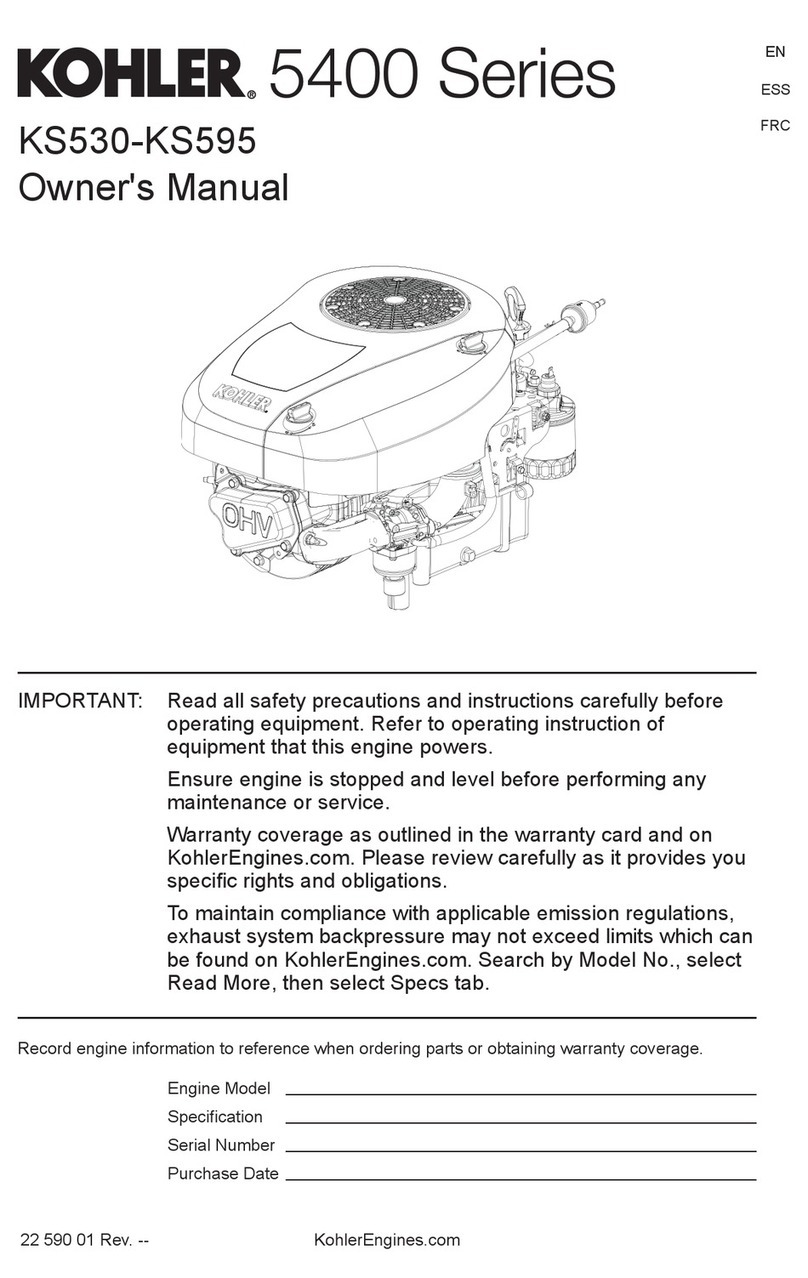 Kohler KS530 User manual