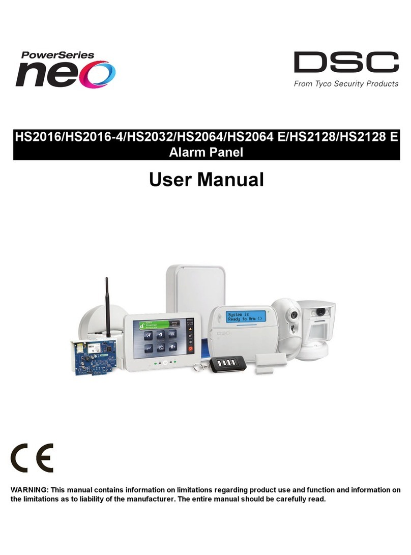 DSC PowerSeries Neo HS2128 E User manual DSC PowerSeries Neo HS2128 E User manual