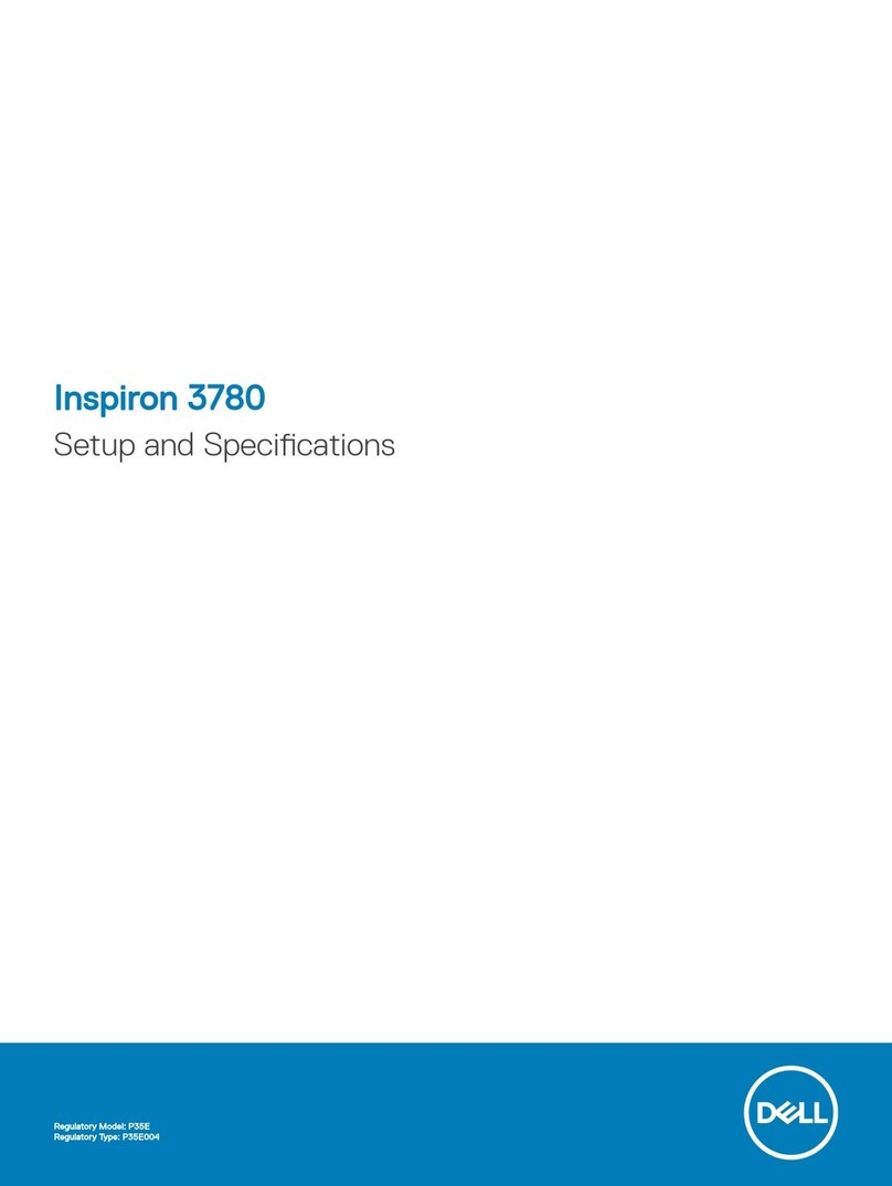 Dell Inspiron 3780 Operation and maintenance manual Dell Inspiron 3780 Operation and maintenance manual