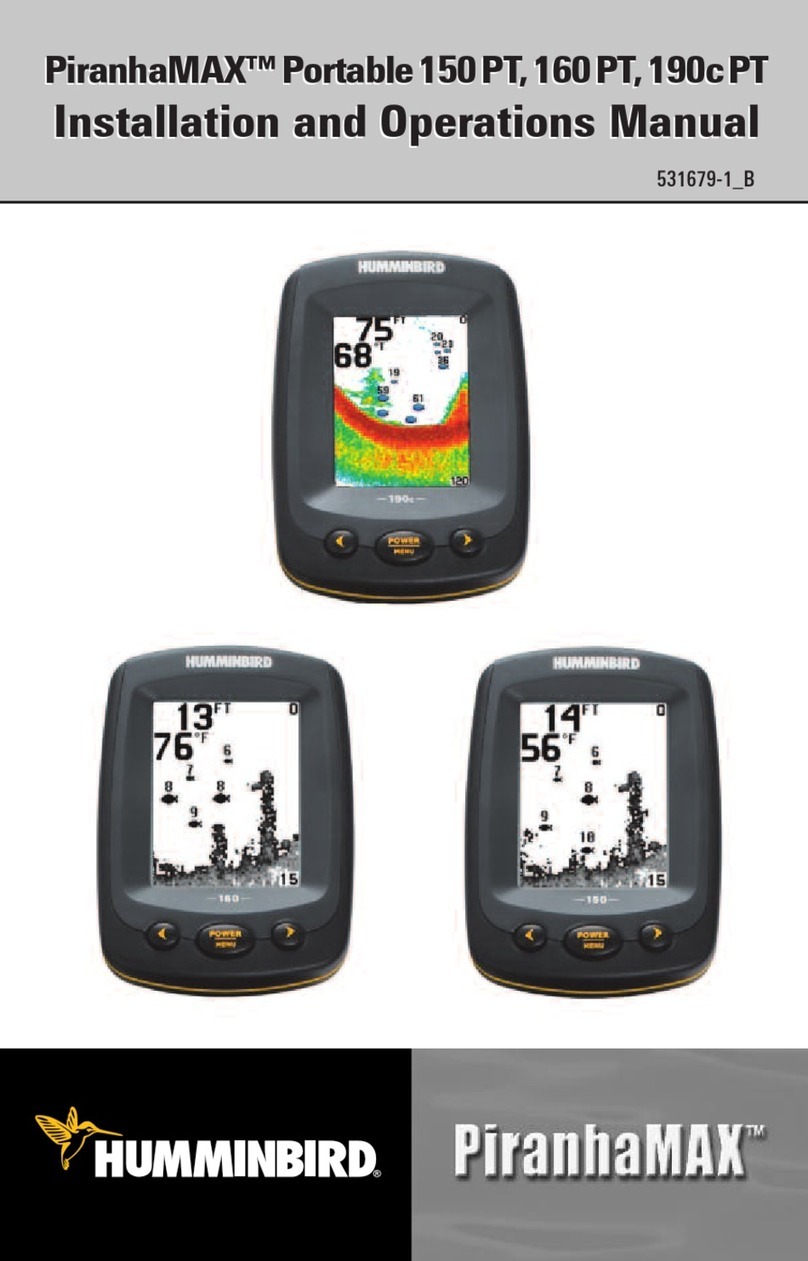 Humminbird PiranhaMAX Portable 150 PT User manual