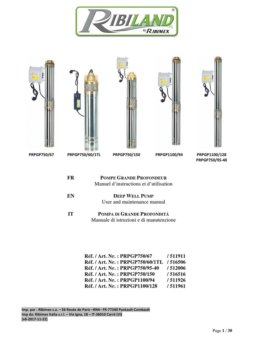 Ribimex RIBILAND PRPGP750/67 Operating instructions Ribimex RIBILAND PRPGP750/67 Operating instructions