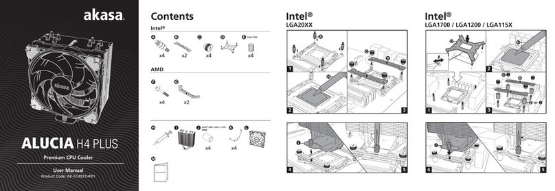 Akasa ALUCIA H4 PLUS User manual