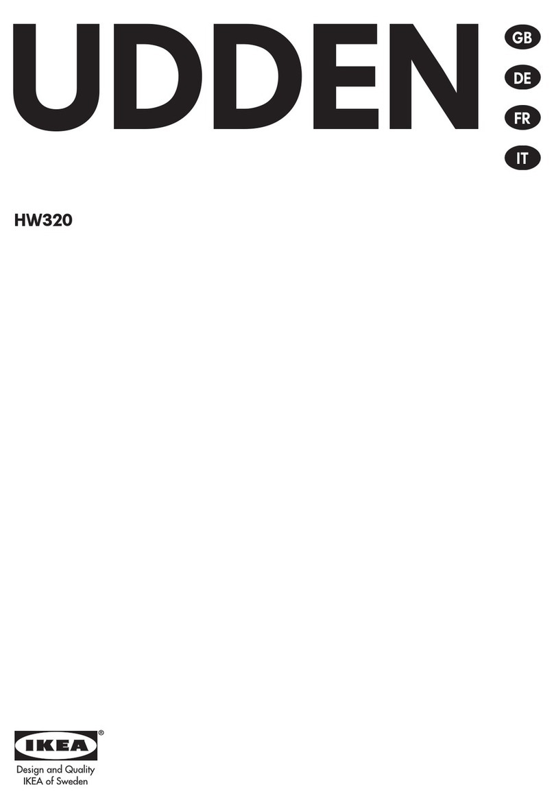 IKEA UDDEN HW320 User manual