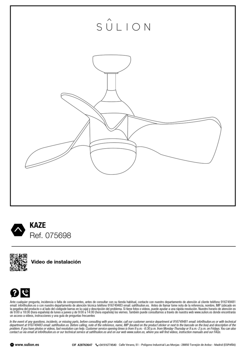 Sulion KAZE 075698 User manual