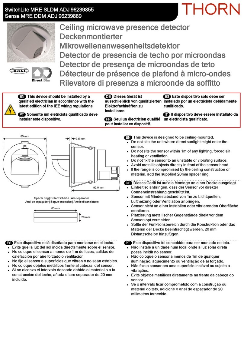 Thorn ADJ 96239855 User manual