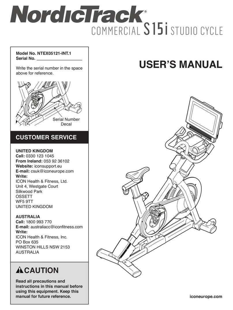 NordicTrack NTEX05121-INT.1 User manual