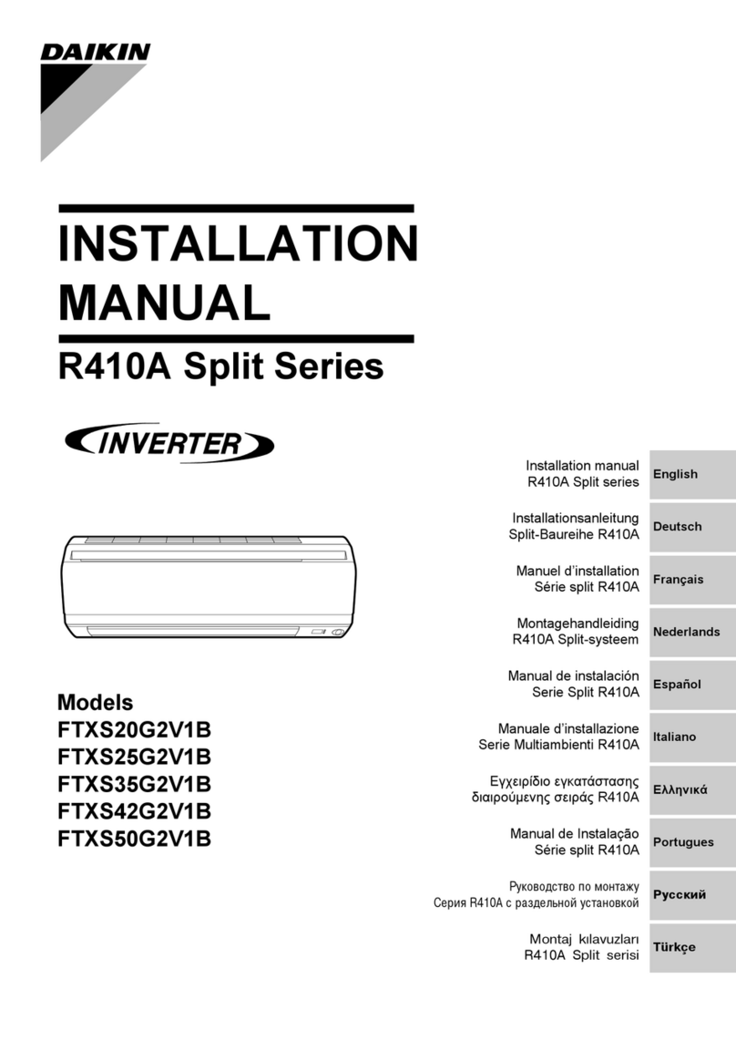 Daikin Super Multi NX FTXS25G2V1B User manual